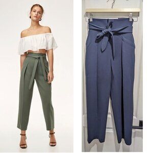 ARITZIA Wilfred | Feuille Pant in Total Eclipse Blue